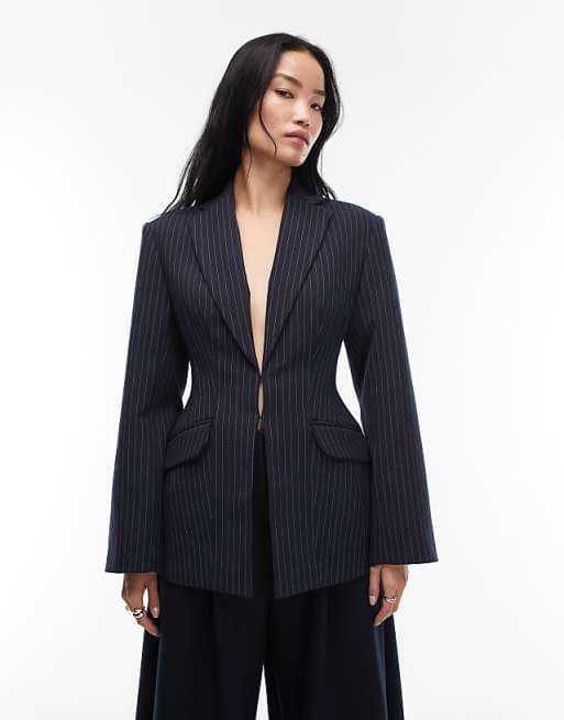 Костюм DESIGN BLAZER navy pinstripe