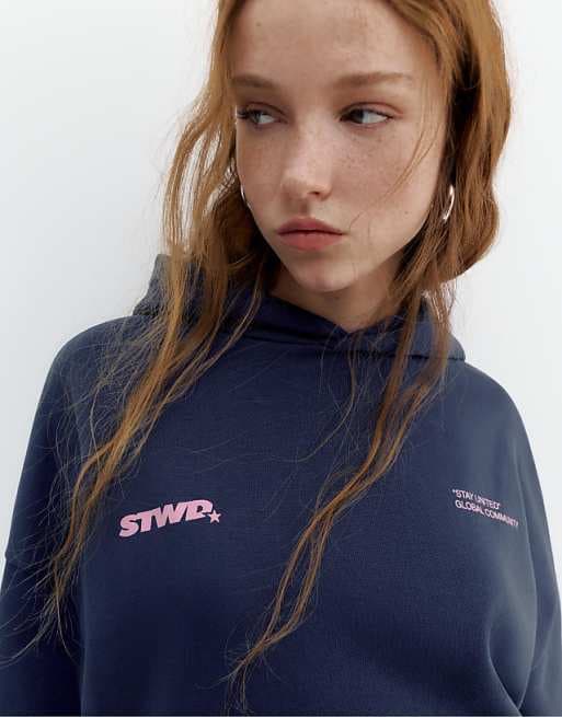 Худи HOODIE navy — фото 4